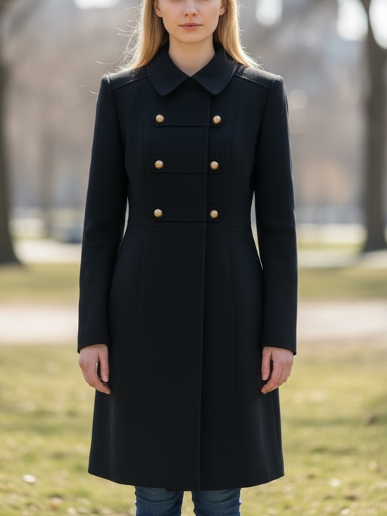 Tahari Arthur S Levine Jackets & Blazers - NWT Tahari Arthur S. Levine Navy Military Button Coat